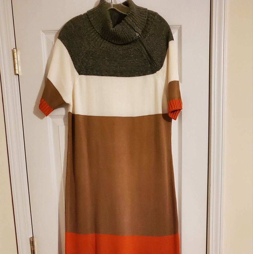 Jessica Howard "Color Block" Sweater Dress